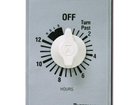 20 Amp 12-Hours In-Wall Spring Wound Timer Switch Silver Supply