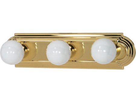 18 in. 3 Lights Bath Bar Gold Finish Sale