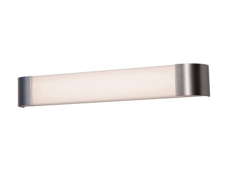 Allen 42 in. LED Bath Bar Satin Nickel finish Discount