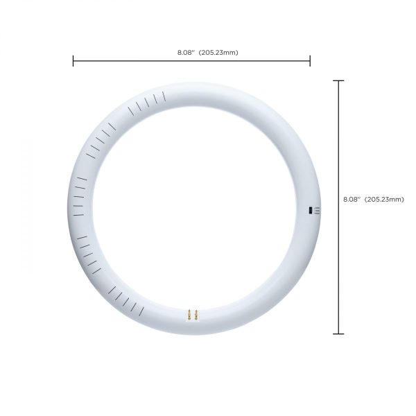 LED T9 Circline Tube, 8 in. FC8T9 Replacement, 1400 Lumens, 30K|40K|65K, Type A+B, G10Q Base Cheap