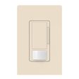 Maestro PIR 180° 0-10V Occupancy|Vacancy Dimmer Sensor, Single-pole or multi-location, 8A, 120-277V, Light Almond Online Sale