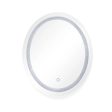 Edison 30 in. x 36 in. Oval LED Wall Mirror with Touch On Off Dimmer Function Discount