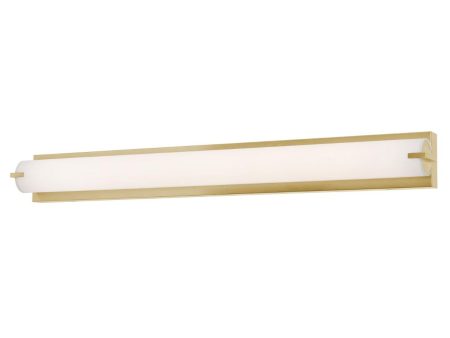 Axel 37 In. LED Bath Bar Satin Brass Finish Online Hot Sale