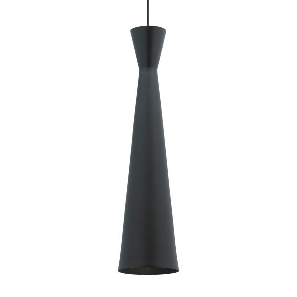 Windsor Monorail Cone Pendant Light Nickel Black Finish Supply