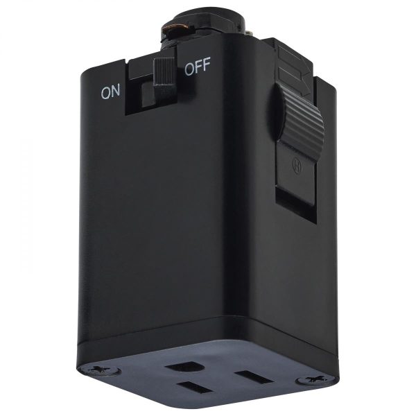 Outlet Track Adapter Black Finish Online Sale