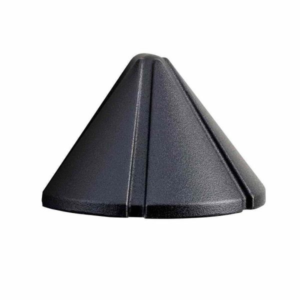 12V Landscape Six Groove Mini Deck Light Textured Black Online now