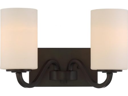 Willow 14 in. 2 Lights Vanity Light Bronze Finish Online