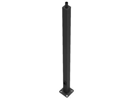 30 ft Light Pole With Base, 5 in Square Shaft, 7 Gauge Thickness, Welded Tenon, Bronze Finish Supply