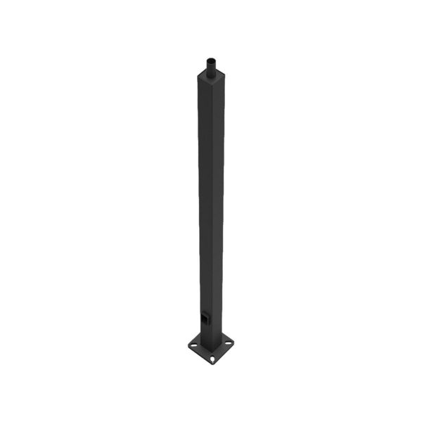 30 ft Light Pole With Base, 5 in Square Shaft, 7 Gauge Thickness, Welded Tenon, Bronze Finish Supply