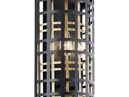 Aldergate 12  2-Lights Wall Sconce, Black Finish Online