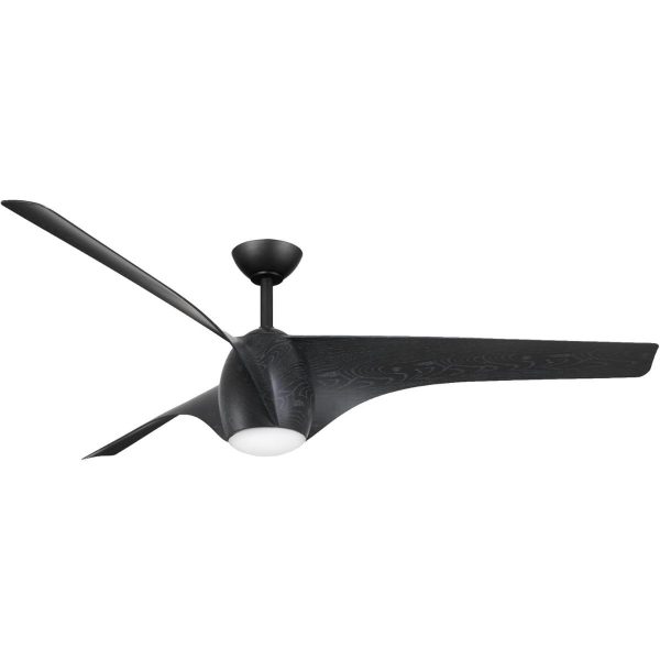 Airewave 65  Matte Black Maple LED Indoor Ceiling Fan with Remote on Sale