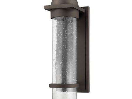 NERO 12 in. LED Outdoor Wall Sconce Textured Bronze Finish Sale