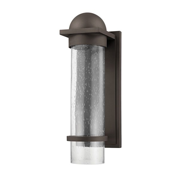 NERO 12 in. LED Outdoor Wall Sconce Textured Bronze Finish Sale