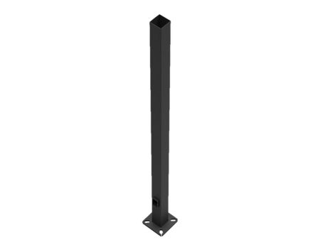 30 ft Light Pole With Base, 4 in Square Shaft, 7 Gauge Thickness, Drilled Tenon, Bronze Finish on Sale