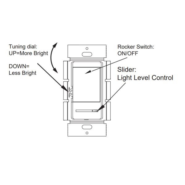 LED+ Slide LED Dimmer Switch, 150-Watts LED CFL, Single Pole or 3-Way, White Online Hot Sale