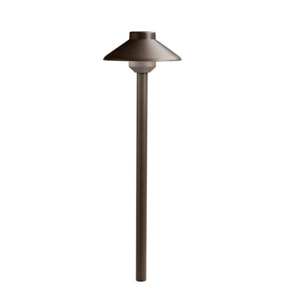 12V 3W 250 Lumens CBR LED Integrated Path Light 2700K Textured Architectural Bronze Online