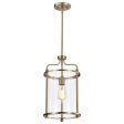 Yorktown 10 in. Pendant Light Brass Finish Hot on Sale