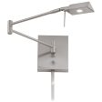 George s Reading Room Contemporary Cone LED Swing Arm Wall Lamp Supply