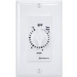 20 Amp 12-Hours In-Wall Spring Wound Timer Switch White For Discount