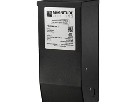 T-Series 3 x 96 Watts, 24VDC Magnetic LED Driver, MLV Triac Dimming, 120V Input Supply