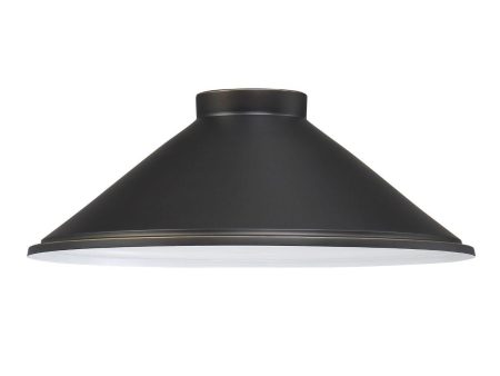 RLM 14 in. Path Light Shade Oil Rubbed Bronze & matte Gold finish Supply