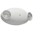 LED Emergency Light, 1 Watts, 2 Round Light Heads, 120-277V, Remote Capable, White Online