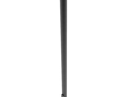 10 ft Light Pole With Base, 4 in Round Shaft, 11 Gauge Thickness, Drilled Tenon, Bronze Finish For Sale