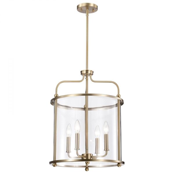 Yorktown 16 in. 4 lights Pendant Light Brass Finish on Sale