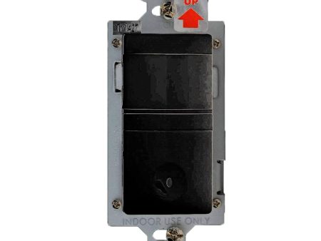 Wattstopper PIR 180° Convertible Occupancy motion Sensor Wall Switch, 600W, 120V, Black Cheap