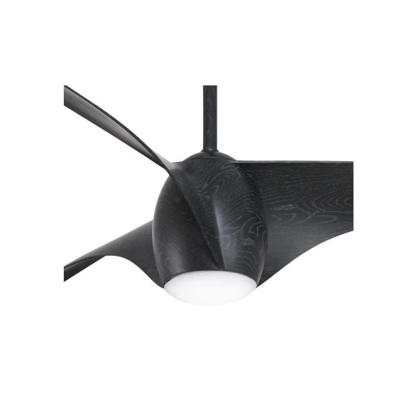 Airewave 65  Matte Black Maple LED Indoor Ceiling Fan with Remote on Sale