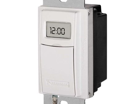 15 Amp 7-Days In-Wall Digital Programmable Timer Switch White Online Hot Sale