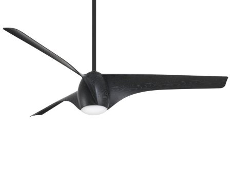 Airewave 65  Matte Black Maple LED Indoor Ceiling Fan with Remote on Sale