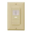 WSX PIR Microphonics Dual Technology Vacancy In-Wall Sensor, Ivory Hot on Sale