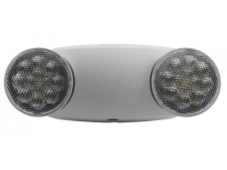 LED Emergency Light, 2 Round Light Heads, 220 Lumens, White Online Sale