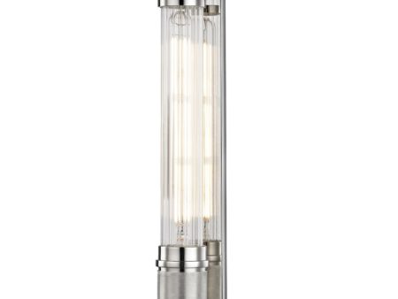 Shaw 16 in. LED Wall Light Polished Nickel finish Online