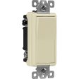 Deco 4-Way 15 Amp Rocker Switch, Ivory For Sale