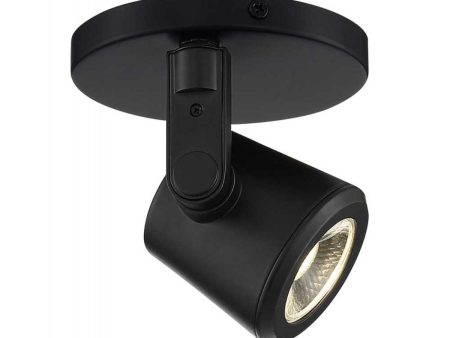 LED Tape Back Monopoint Head 12W 1000 Lumens 3000K, 36°, Black Online Hot Sale