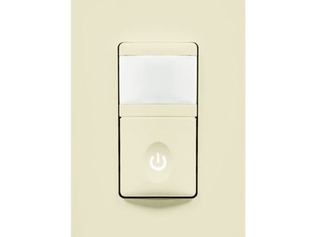 PIR 180° Occupancy|Vacancy Motion Sensor Wall Switch, 500W, 120V, Light Almond For Sale