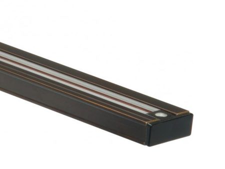 8 Ft. Track Rail One Circuit, Halo, Russet Bronze Finish Hot on Sale