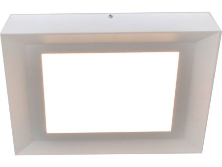 Zurich 15 in. LED Flush Mount White finish Hot on Sale