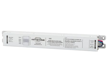 45 Watts LED Driver, Selectable Current 700-850mA, 0-10V Dimming, 120-277V on Sale