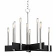 Abrams 10 Lights Chandelier Polished Nickel finish Online Sale