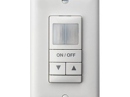 Dual Technology Vacancy In-Wall Sensor with 0-10V Dimming, White Online Hot Sale