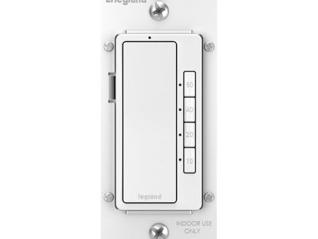 radiant 4-Button Countdown Digital Timer, 10-60 minutes, 120V, White Online now