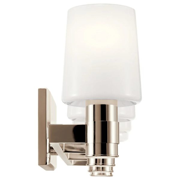 Adani 30 In 4-Lights Bathroom Vanity Light With Opal Glass, Polished Finish Discount