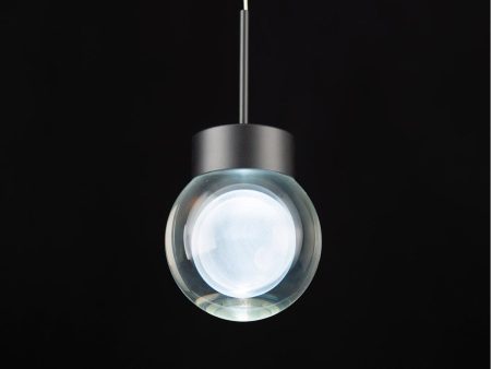 Double Bubble 5 in. LED Pendant Light Black Finish Online Hot Sale