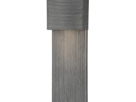 TEMPE 17 in. LED Outdoor Wall Sconce Graphite Finish Sale