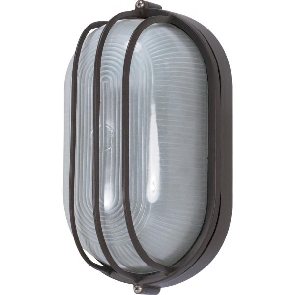 10 In. Outdoor Bulkhead Light 120V Bronze finish Hot on Sale