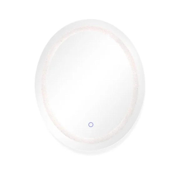 Edison 30 in. x 36 in. Oval LED Wall Mirror with Touch On Off Dimmer Function Discount