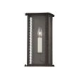 ZUMA 13 in. Outdoor Wall Sconce French iron Finish For Cheap